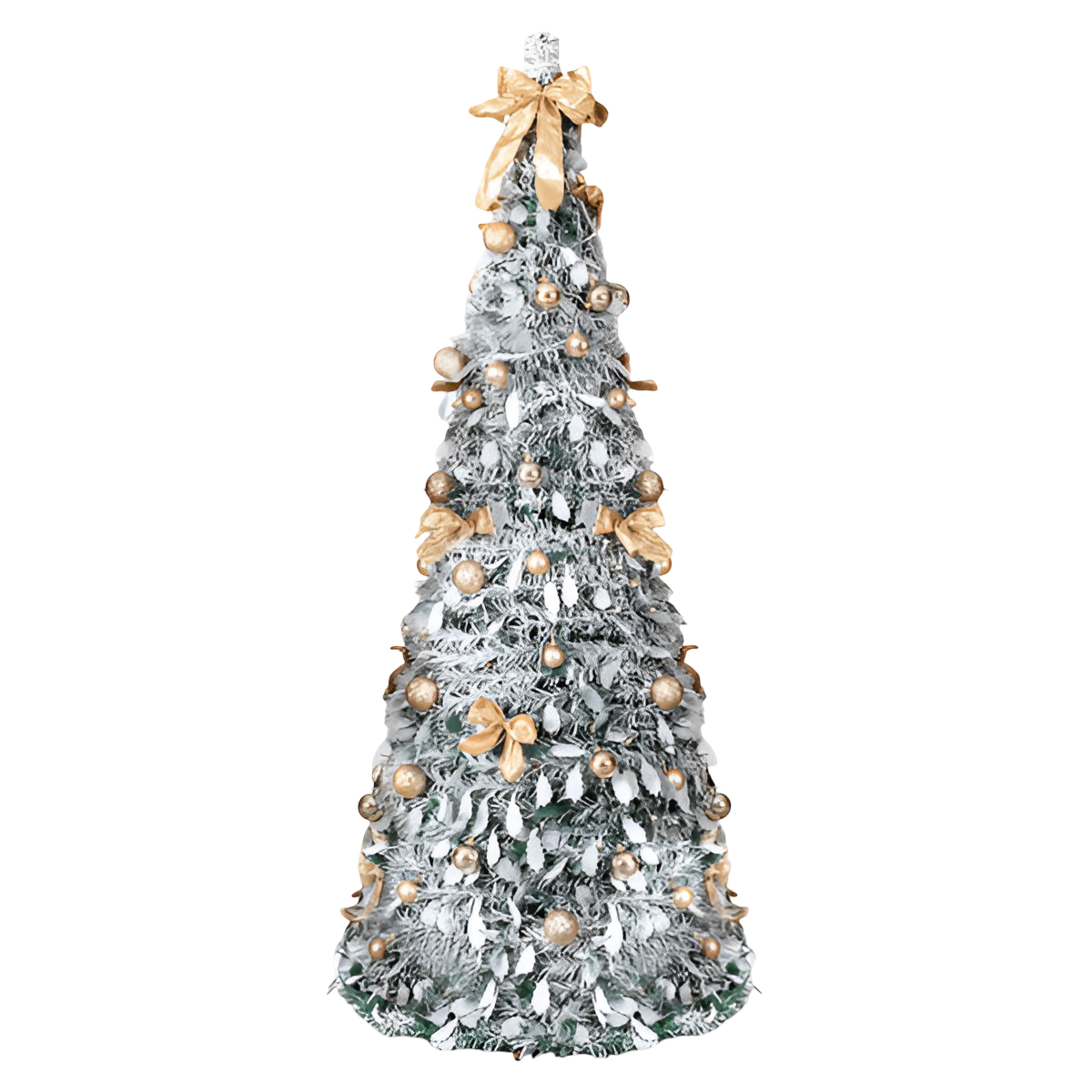 🎄 Silver & Gold Ready Tree (7Ft) 🎄