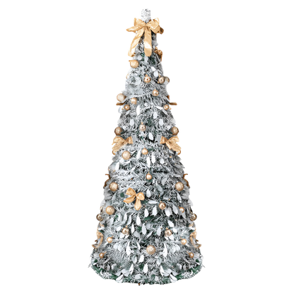 🎄 Silver & Gold Ready Tree (6Ft) 🎄
