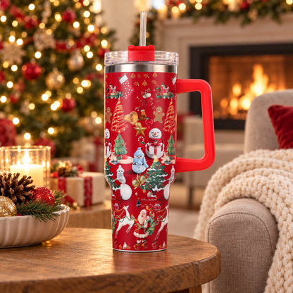 Ready Tree™ — 40oz Christmas Thermo Drink Cup