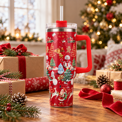 Ready Tree™ — 40oz Christmas Thermo Drink Cup