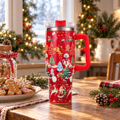 Ready Tree™ — 40oz Christmas Thermo Drink Cup