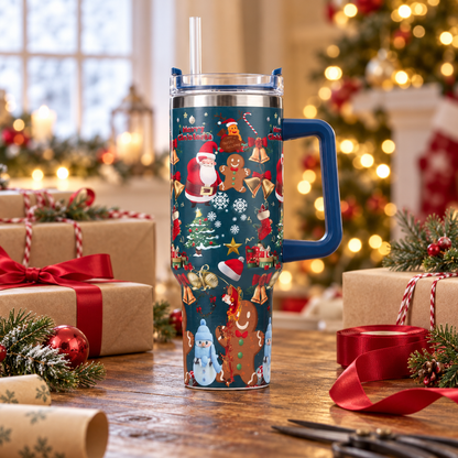 Ready Tree™ — 40oz Christmas Thermo Drink Cup