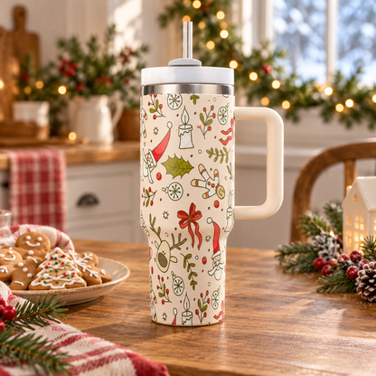 Ready Tree™ — 40oz Christmas Thermo Drink Cup