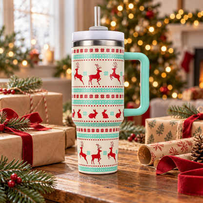 Ready Tree™ — 40oz Christmas Thermo Drink Cup