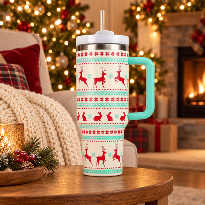 Ready Tree™ — 40oz Christmas Thermo Drink Cup