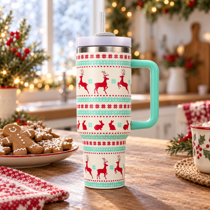 Ready Tree™ — 40oz Christmas Thermo Drink Cup