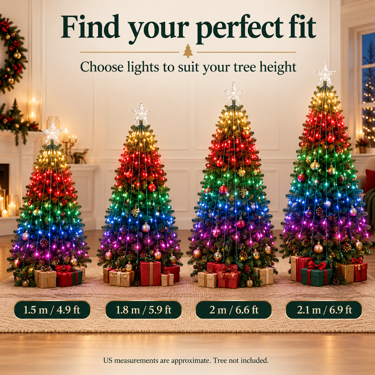 Ready Tree™ Instant App-Controlled Christmas Tree Lights