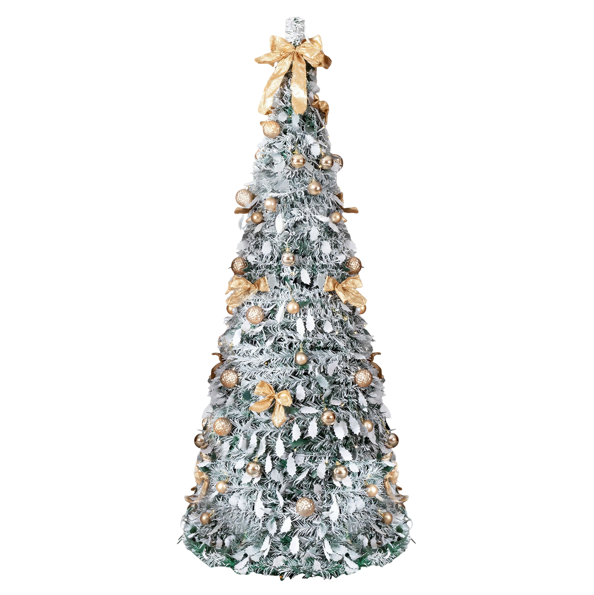 🎄 Silver & Gold Ready Tree (7Ft) 🎄