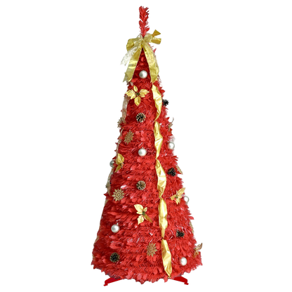 🎄 Red Ready Tree (6Ft) 🎄